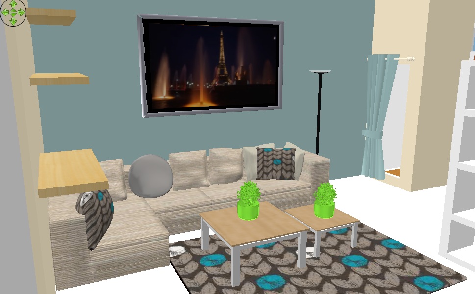 Amateur Design (Contoh interior ruangan di Sweet Home 3D 